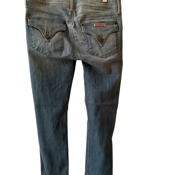 Hudson Jeans Distressed Blue Skinny Jeans - Picture 2 of 4